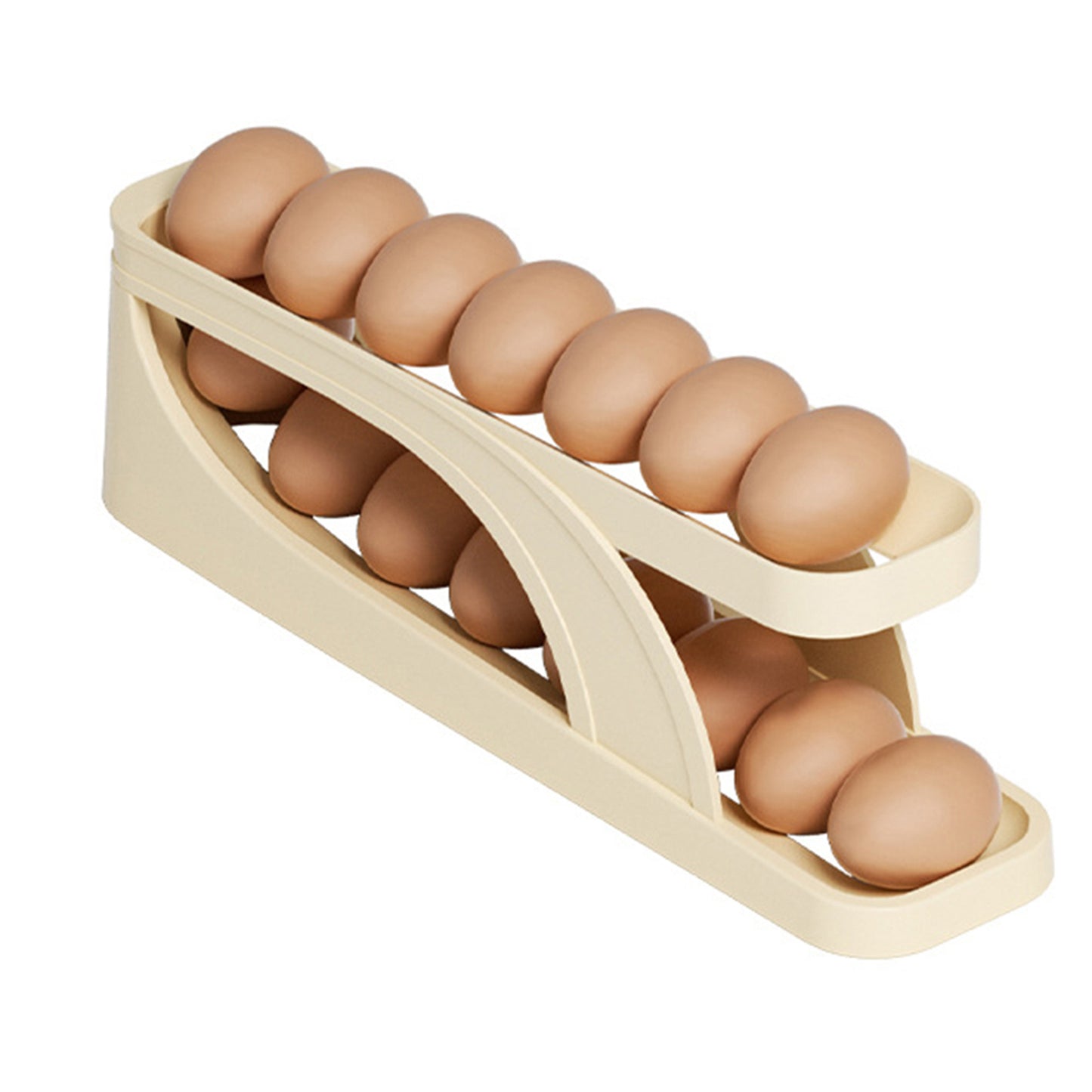 WOWGADGETยฎ ROLLING EGG TRAY AND STORAGE RACK