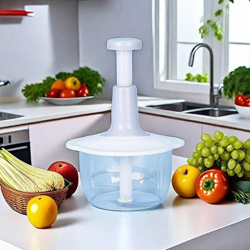 WOWGADGET® HAND PUSHING CHOPPER & MIXER