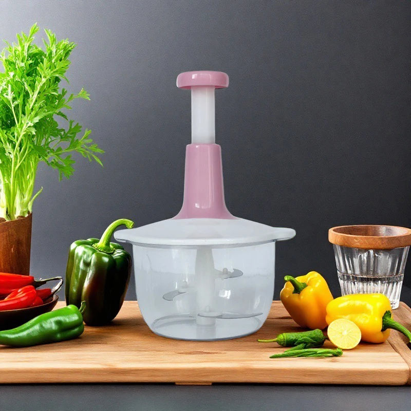 WOWGADGET® HAND PUSHING CHOPPER & MIXER