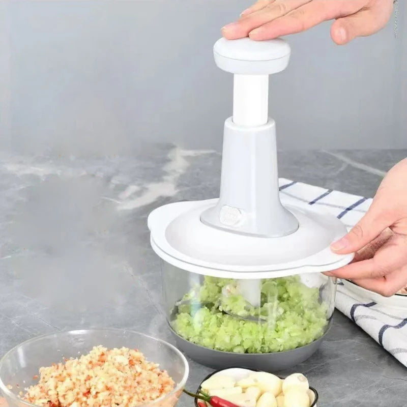 WOWGADGET® HAND PUSHING CHOPPER & MIXER